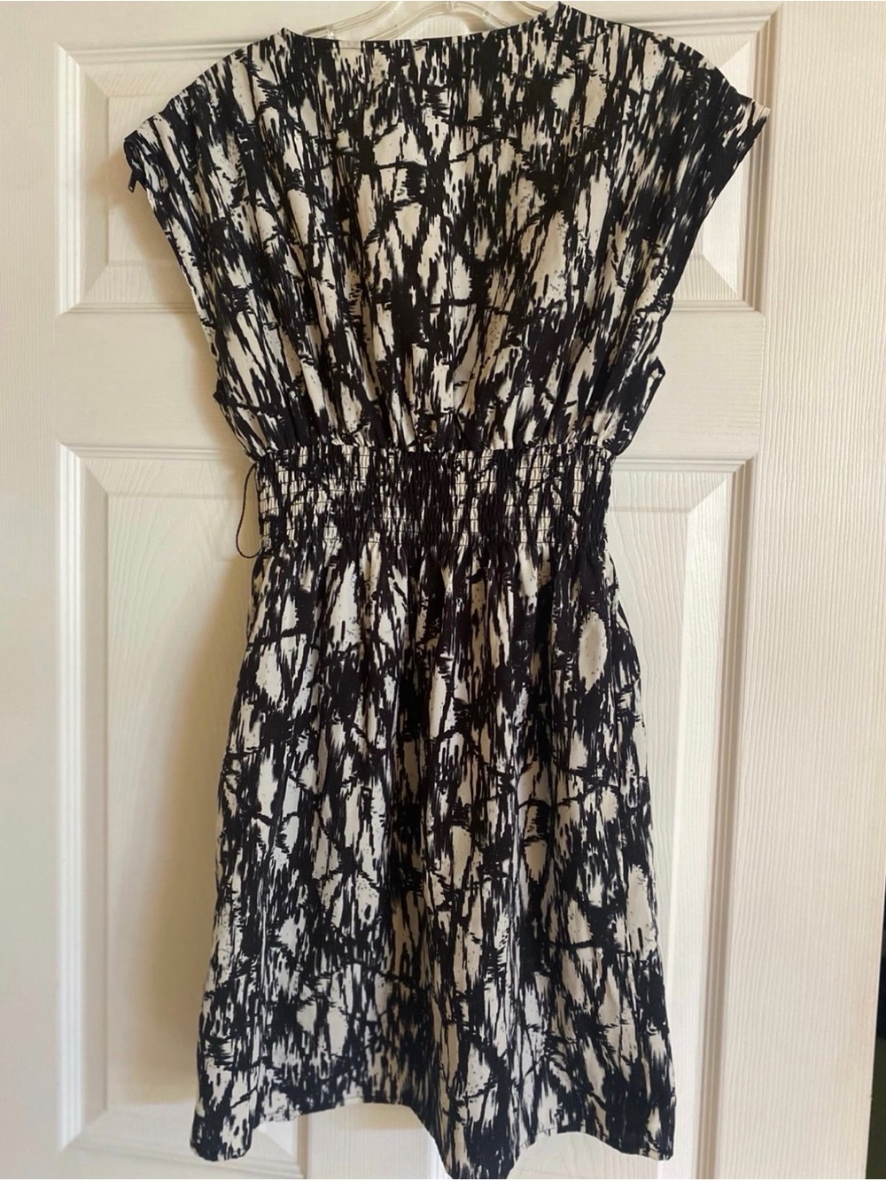 Guess Black and White Strapless Printed Dress - Picture 10 of 10